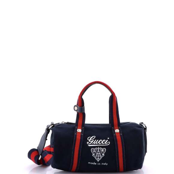 Gucci Crest Duffle Printed Canvas Small #210786G11B - Picture 1 of 6